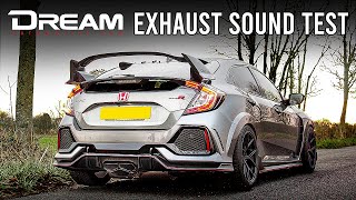 Dream Automotive Fk8 Exhaust System Sound Clips Static, Drive-Bys Wot Dream Automotive