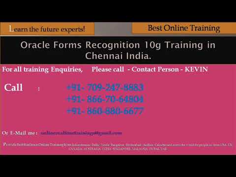 oracle forms recognition 10g