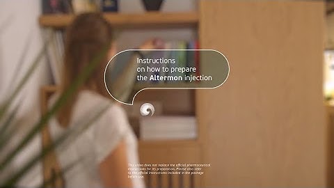 ALTERMON | Instructions for the correct application of IVF medications from Embryolab