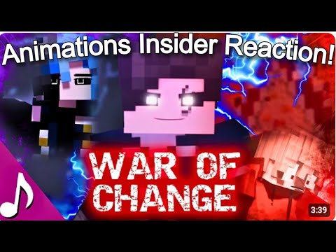 Jks Reacts to ♪ "WAR OF CHANGE" [Minecraft Music Video Montage]