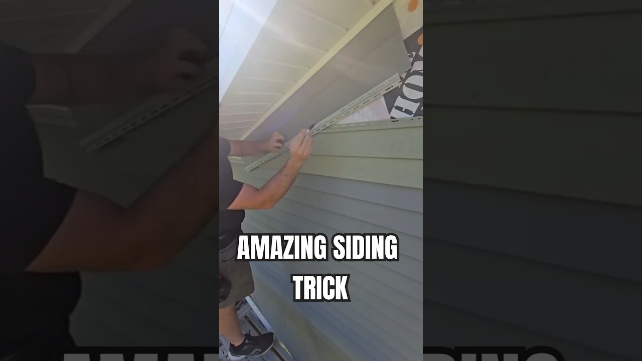 HOW TO | Vinyl Siding Pattern for Gable Cuts 