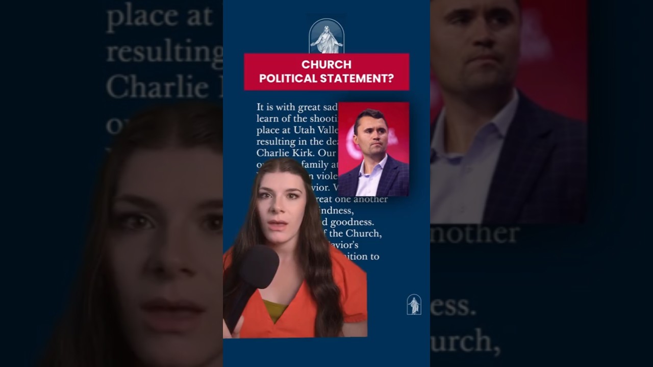 Church of Jesus Christ Statement on Charlie Kirk Tragedy (LDS, Mormon)