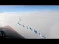 Кадры отколовшегося айсберга в Антарктиде