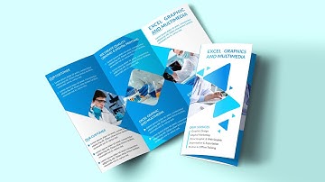 Modern Trifold Brochure Design in CorelDRAW Tutorial