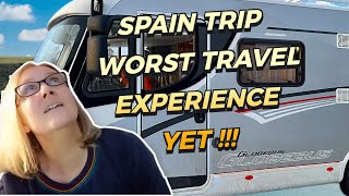 Disastrous  start to motorhome Spain trip