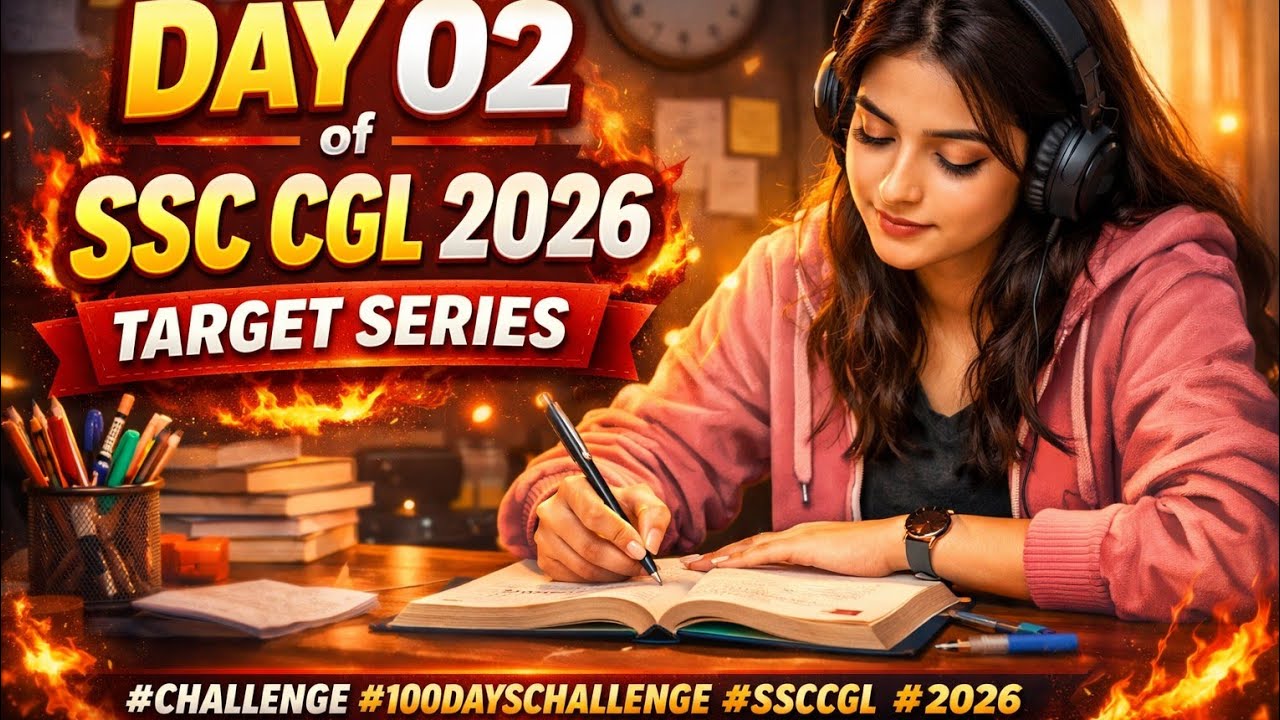 DAY 02 of SSC CGL 2026 target series 🔥🔥 #challenge #100dayschallenge # ...