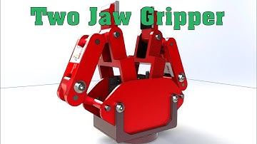 GRIPPER - TWO JAW ANGULAR  GRIPPER ,#solidworks, #gripper,#clamps,#design