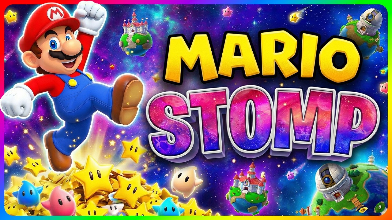 Mario Galaxy Stomp ⚡️ Brain Break for Kids ⚡️ Coach W - YouTube
