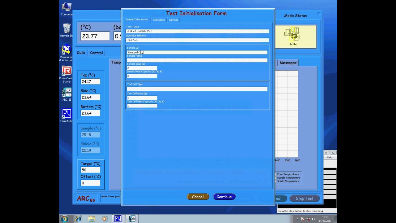 ES-ARC Software Calibration Test Setup - YouTube