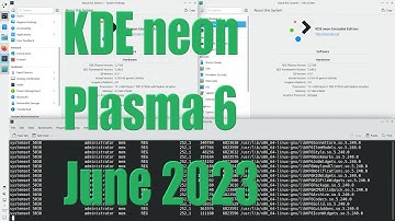 For developers: KDE Plasma 6 on KDE neon Unstable - June 2023 - f609645a