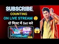 How to Add Live Subscriber Count on Live Stream Mobile ll app