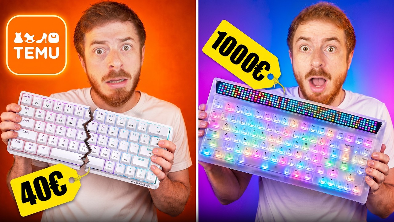 CLAVIER à 40€ vs 1000€ !