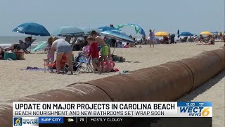 Carolina Beach boardwalk bathrooms and beach nourishment on track for summer season