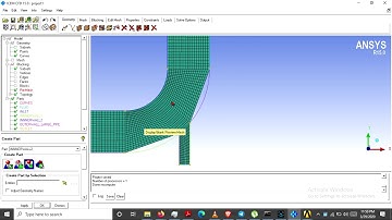 2d pipe mixing elbow meshing creating parts name and applying boundary condition part 3
