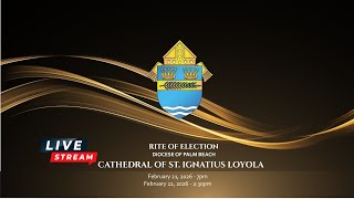 WATCH LIVE: Rite of Election, Diocese of Palm Beach - February 21, 2026 7PM