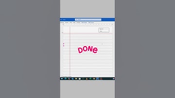 Make a Real Notebook Page in MS Word with ONE Shortcut – You’ll Be Shocked! #word #tricks #keyboard