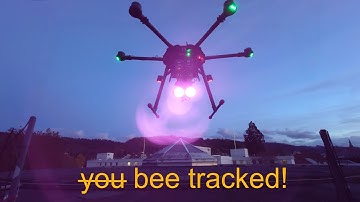 overdriving LEDs to track flying insects from a drone