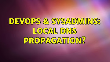 DevOps & SysAdmins: Local DNS Propagation?