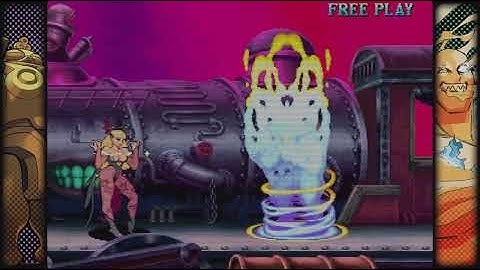 Capcom Fighting Collection: Vampire Savior 2 The Lord of Vampire - Morrigan Arcade Run & Ending