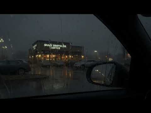 Cozy Escape in a Car During Heavy Rain and Thunder - Sleep Ambience, Stress Relief, Focus, ASMR