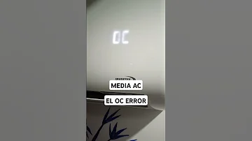 Media Aircon EL OC Error Problem 