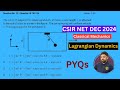 CSIR NET DEC 2024 Physics Solutions | Classical Mechanics PYQs | Lagrangian Dynamics
