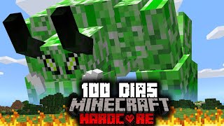 Sobreviví 100 Días en un APOCALIPSIS de CREEPER en Minecraft HARDCORE...Esto fue lo que Pasó