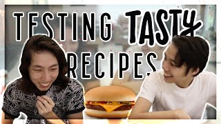 Testing TASTY's 3 Minute Burger Recipe! 🍔 | Ty Brothers