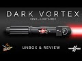 Dark vortex lightsaber unbox  review from vaders sabers