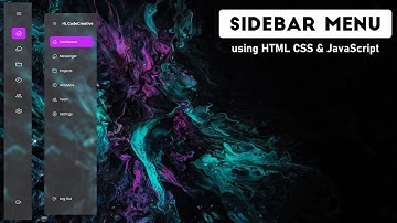 Sidebar Menu using HTML CSS & JavaScript