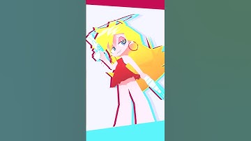 Low Poly 3D Panty from Panty and Stocking! (Full making of video below!)💖✨