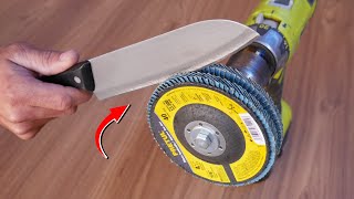 NEW METHOD REVEALED! How to sharpen knives in an extremely simple way!