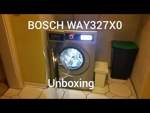 BOSCH WAY327X0 Unboxing, Anschluß und Testlauf.