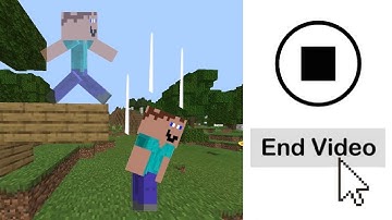 Minecraft, But If I Touch The Ground The Video Ends