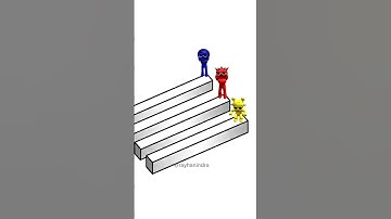 How is this possible?😱3D Trick Art😱Optical Illusion Animation by Sprunki Incredibox #shorts #sprunki