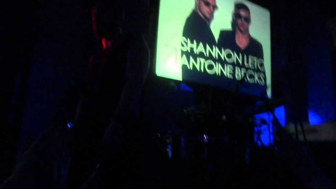 Shannon Leto dancing & Antoine Becks Dj-set 21.04.2012 Gaudi Club Moscow, Russia