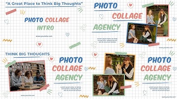 Photo Collage Agency Intro Premiere Pro Templates | Travel Memories | Photo Album Video