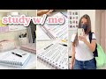 STUDY WITH ME | matéria acumulada, volta as aulas e +