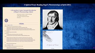 Lecture 2. A Twenty-first Century Semantic Recollection of Hegel's Phenomenology of Spirit. Brandom