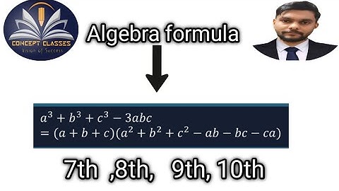 a3+b3+c3-3abc algebraic formula #maths #9th #8th #10th