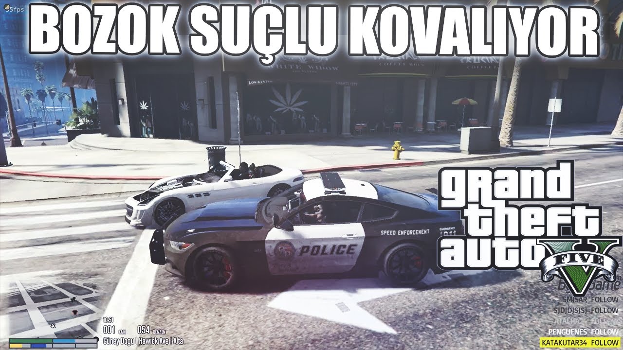 BOZOK SUÇLU KOVALIYOR | EİGHTBORN RP GTA V EFSANE KOVALAMACA