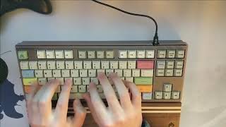 Keyboard Typing ASMR - TX87 Antique - XDA - Lubed Tangerine screenshot 5