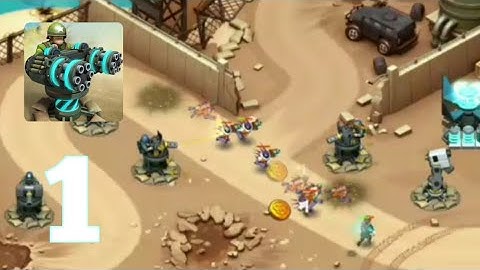 Alien creeps - gameplay walkthrough part 1 - tutorial ( android )