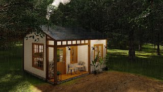 (30 Sqm 320 Sqft) Miniature Magic: Crafting Comfort in Small House Design (5x6 Meters)