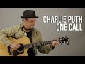 How To Play One Call Away by Charlie Puth on Guitar Super Easy Acoustic Songs for Guitar
