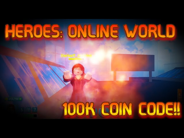HEROES:ONLINE WORLD- NEW CODE(100K COINS!!)/ALL STORM SKIN RAID