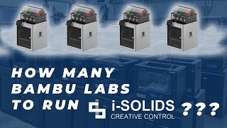 3D Print Farm After Hours  Ep 1  How many Bambu Labs would replace our current fleet?