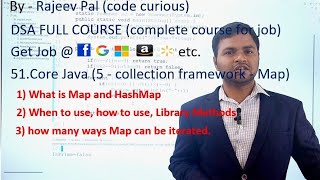 51 core java | 5 - collection framework - Map | complete course for job