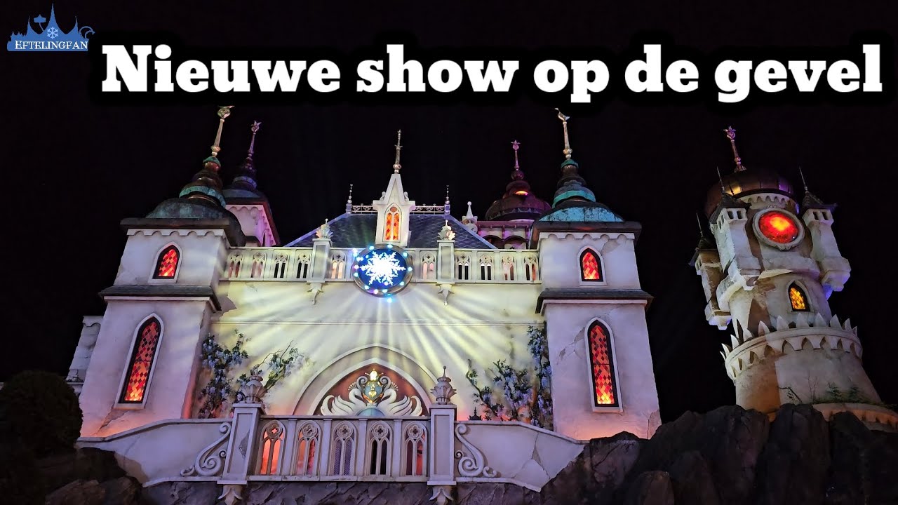 Nieuwe show op de gevel van Symbolica in de Efteling 2023