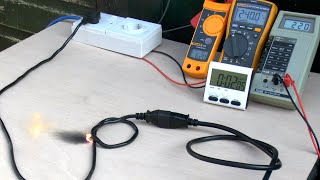 Dangerous Failure of a fake UK plug to dubious C13 shape lead @jwflame